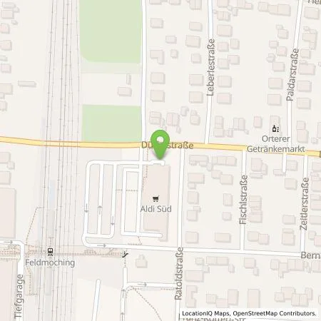 Standortübersicht der Tankstelle ALDI SÜD Immobilienverwaltungs-GmbH & Co. oHG in 80995 München