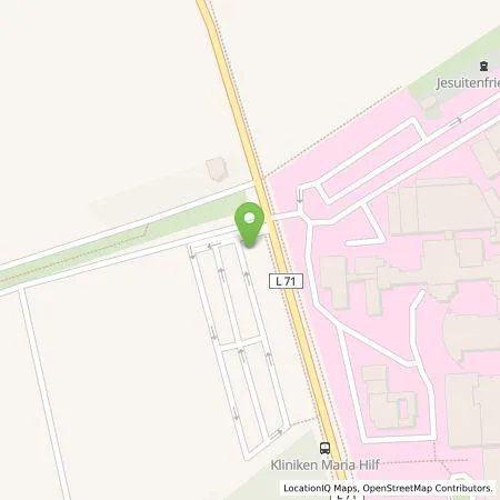 Standortübersicht der Tankstelle NEW Niederrhein Energie und Wasser GmbH in 41063 Mönchengladbach