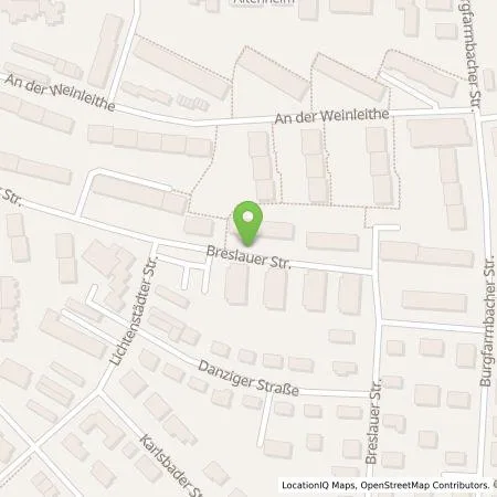 Standortübersicht der Tankstelle RangauWerke GmbH in 90513 Zirndorf