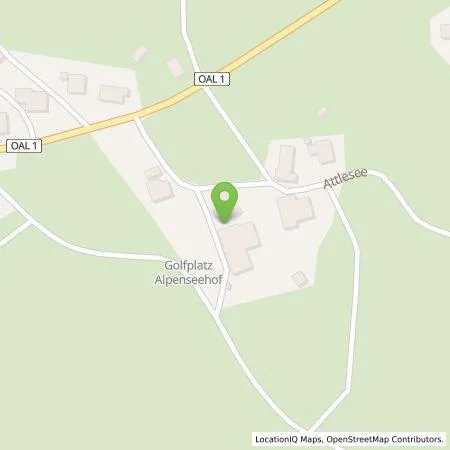 Standortübersicht der Tankstelle Bruno u. Christoph Martin GbR in 87484 Nesselwang