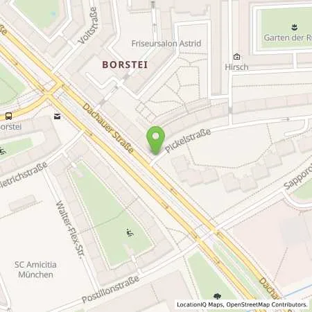 Standortübersicht der Tankstelle SWM Versorgungs GmbH in 80637 München