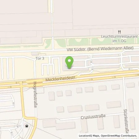 Standortübersicht der Tankstelle Volkswagen AG, Werk Hannover in 30419 Hannover