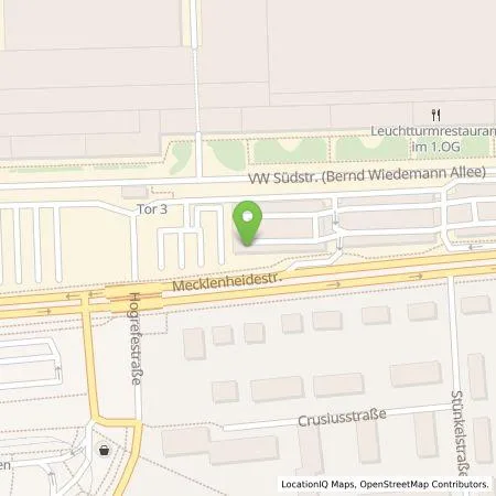 Standortübersicht der Tankstelle Volkswagen AG, Werk Hannover in 30419 Hannover