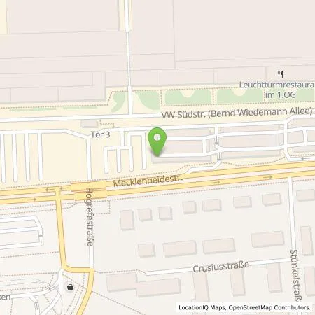 Standortübersicht der Tankstelle Volkswagen AG, Werk Hannover in 30419 Hannover