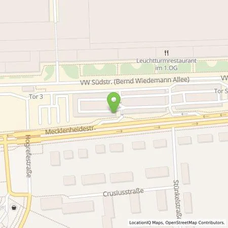 Standortübersicht der Tankstelle Volkswagen AG, Werk Hannover in 30419 Hannover