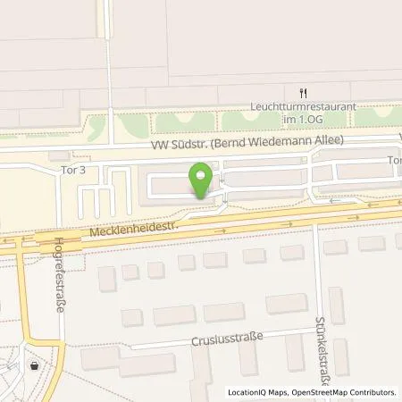 Standortübersicht der Tankstelle Volkswagen AG, Werk Hannover in 30419 Hannover