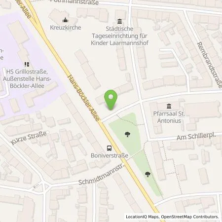 Standortübersicht der Tankstelle HOCHTIEF Ladepartner GmbH in 45883 Gelsenkirchen