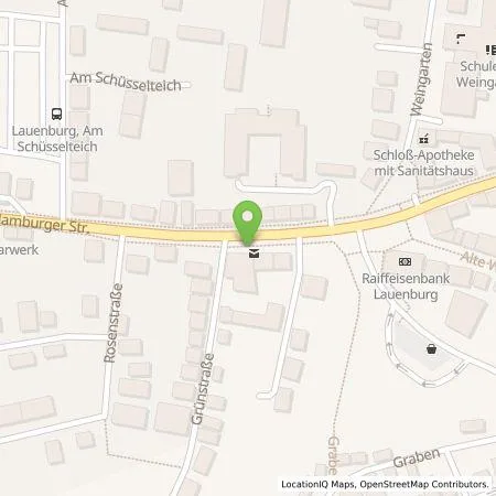 Standortübersicht der Tankstelle VersorgungsBetriebe Elbe GmbH in 21481 Lauenburg / Elbe