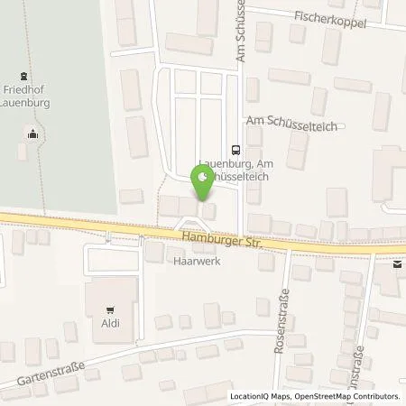 Standortübersicht der Tankstelle VersorgungsBetriebe Elbe GmbH in 21481 Lauenburg