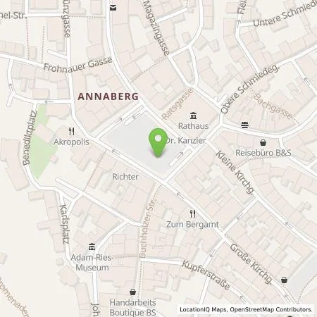 Standortübersicht der Tankstelle Stadtwerke Annaberg-Buchholz GmbH in 09456 Annaberg-Buchholz