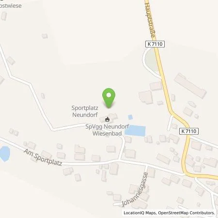 Standortübersicht der Tankstelle Stadtwerke Annaberg-Buchholz GmbH in 09488 Neundorf