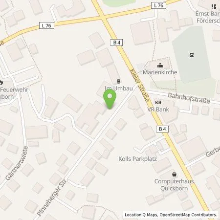 Standortübersicht der Tankstelle Sonektro GmbH in 25451 Quickborn