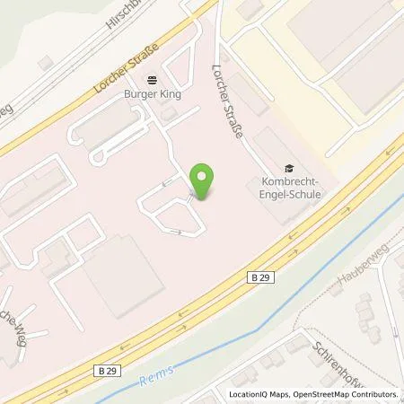 Standortübersicht der Tankstelle Stadtwerke Schwäbisch Gmünd GmbH in 73529 Schwäbisch Gmünd