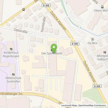 Standortübersicht der Tankstelle Schratt GmbH & CO.KG in 87527 Sonthofen