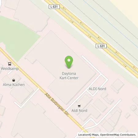 Standortübersicht der Tankstelle BOME Indoor Kart GmbH & Co. KG in 45356 Essen