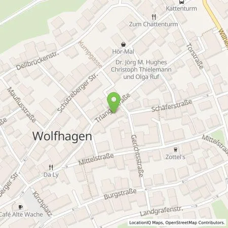 Standortübersicht der Tankstelle Biogas Wolfhagen GmbH & Co. KG in 34466 Wolfhagen