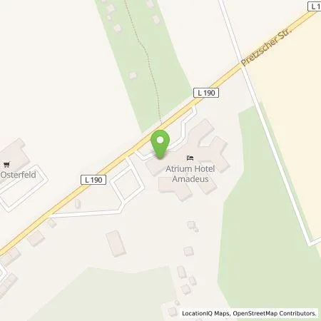 Standortübersicht der Tankstelle Hotel Osterfeld GmbH in 06721 Osterfeld