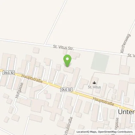 Standortübersicht der Tankstelle Gerd Wille in 89434 Blindheim-Unterglauheim