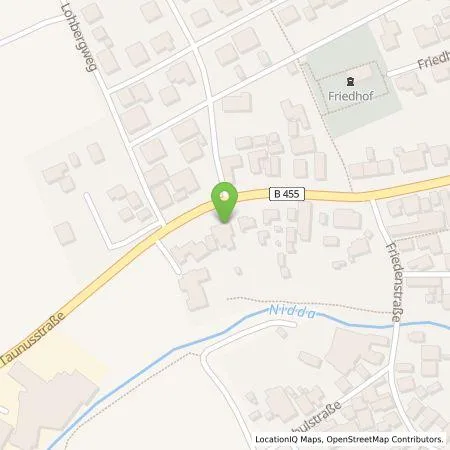 Standortübersicht der Tankstelle Mathias Göbel Finanzdienstleistung in 63667 Nidda