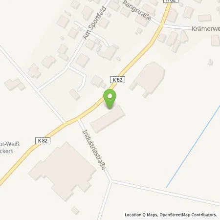 Standortübersicht der Tankstelle RhönGut GmbH in 36103 Flieden