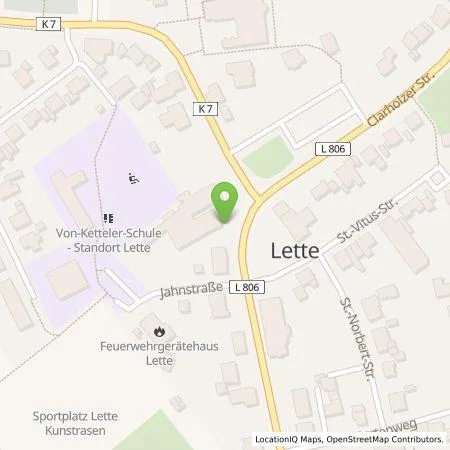 Standortübersicht der Tankstelle Christian Vennemeyer in 59302 Oelde