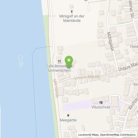 Standortübersicht der Tankstelle Hotel am Main GmbH & Co.KG in 97209 Bayern - Veitshöchheim