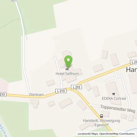 Standortübersicht der Tankstelle Hotel Sellhorn Besitzgesellschaft KG in 21217 Hanstedt