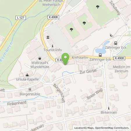 Standortübersicht der Tankstelle Hotel Restaurant zur Sonne E.K in 79271 St.Peter