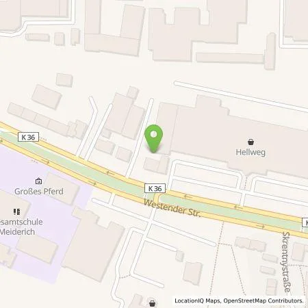 Standortübersicht der Tankstelle Lewandowski GmbH in 47138 Duisburg