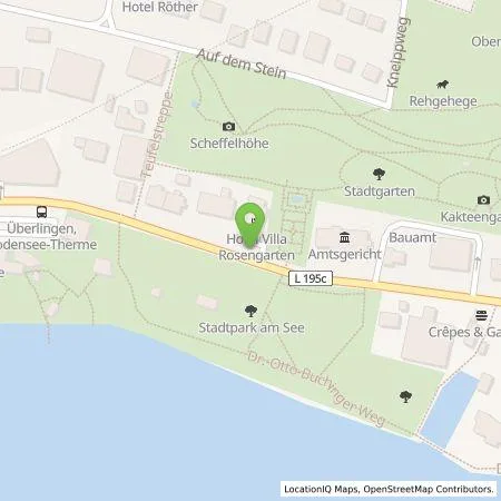 Standortübersicht der Tankstelle Hotel Stadtgarten Einzelunternehmerah@hotel-stadtgarten.de in 88662 Überlingen