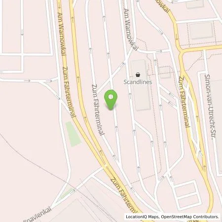 Standortübersicht der Tankstelle Stromkontor Rostock Port GmbH in 18147 Rostock