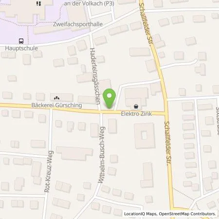 Standortübersicht der Tankstelle Zink Elektro- und Entsorgung GmbH in 97447 Gerolzhofen
