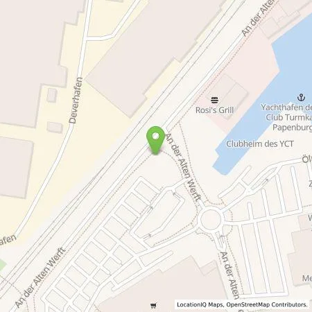 Standortübersicht der Tankstelle Backcharge GmbH in 26871 Papenburg