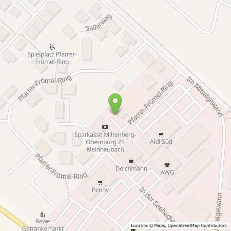 Standortübersicht der Tankstelle Sparkasse Aschaffenburg Miltenberg AdöR in 63924 Kleinheubach