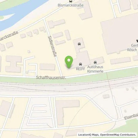 Standortübersicht der Tankstelle REIFF Süddeutschland Reifen und KFZ-Technik GmbH in 72072 Tübingen