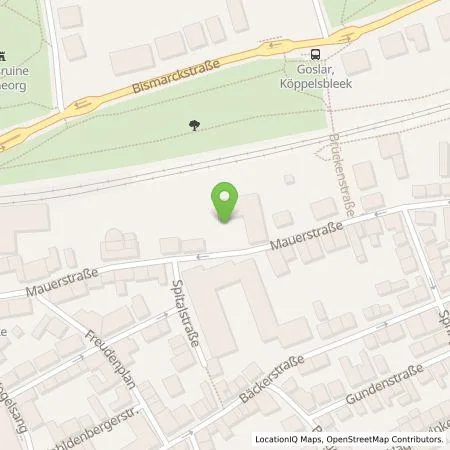 Standortübersicht der Tankstelle Tollis Hotel & Gastronomie GmbH in 38340 Goslar