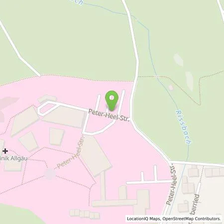 Standortübersicht der Tankstelle Alpcura Fachklinik Allgäu Betriebsgesellschaft mbh in 87459 Pfronten