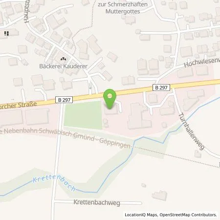 Standortübersicht der Tankstelle Hocke Equity GmbH in 73102 Birenbach