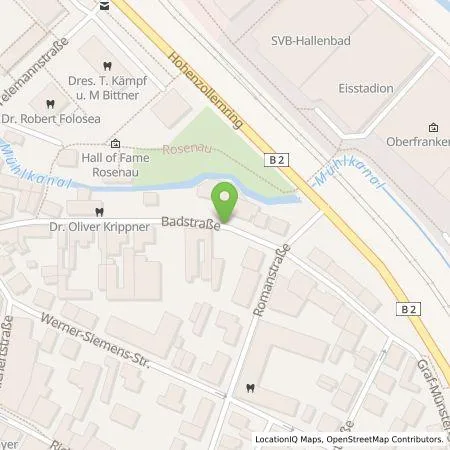 Standortübersicht der Tankstelle Lohmühle Hotel-Restaurant in 95444 Bayreuth