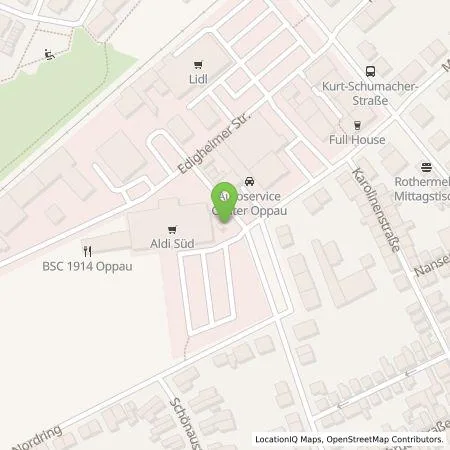 Standortübersicht der Tankstelle Technische Werke Ludwigshafen am Rhein AG in 67069 Ludwigshafen