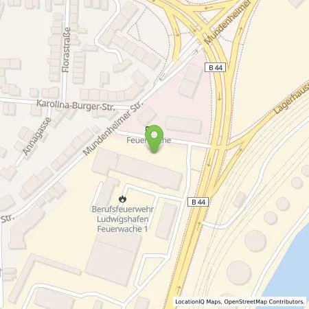 Standortübersicht der Tankstelle Technische Werke Ludwigshafen am Rhein AG in 67065 Ludwigshafen