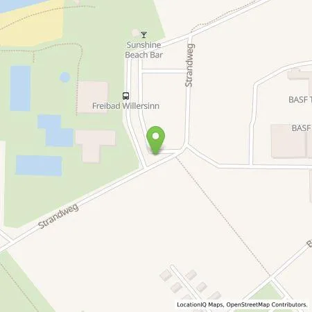 Standortübersicht der Tankstelle Technische Werke Ludwigshafen am Rhein AG in 67063 Ludwigshafen