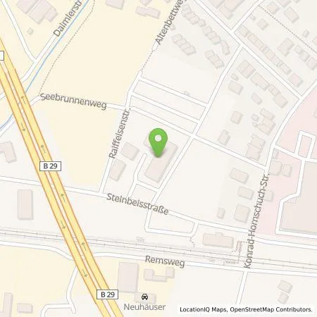 Standortübersicht der Tankstelle SE-Gebäudeautomation AG in 73660 Urbach