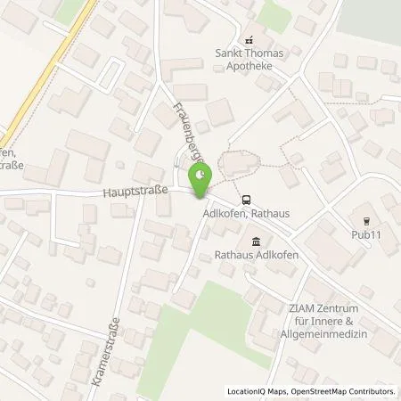 Standortübersicht der Tankstelle BürgerEnergie Niederbayern eG in 84166 Adlkofen