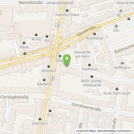 Standortübersicht der Tankstelle E.ON Drive Infrastructure GmbH in 45130 Essen