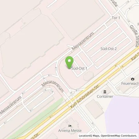 Standortübersicht der Tankstelle NürnbergMesse GmbH in 90471 Nürnberg