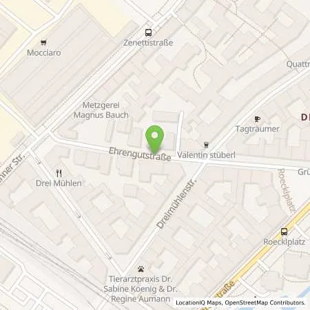 Standortübersicht der Tankstelle SWM Versorgungs GmbH in 80649 München