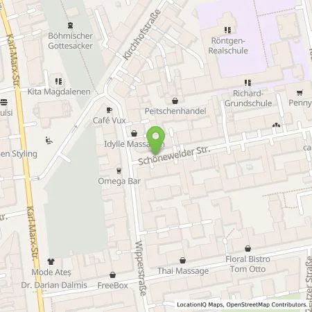 Standortübersicht der Tankstelle eze.network GmbH in 12055 Berlin