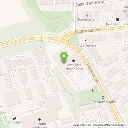 Standortübersicht der Tankstelle EnBW mobility+ AG und Co.KG in 86899 Landsberg am Lech