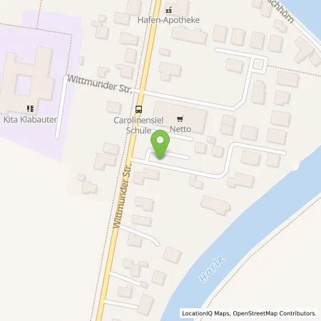 Standortübersicht der Tankstelle Energiegenossenschaft für Wittmund eG in 26409 Wittmund